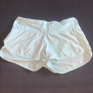 lulu lemon mint green shorts